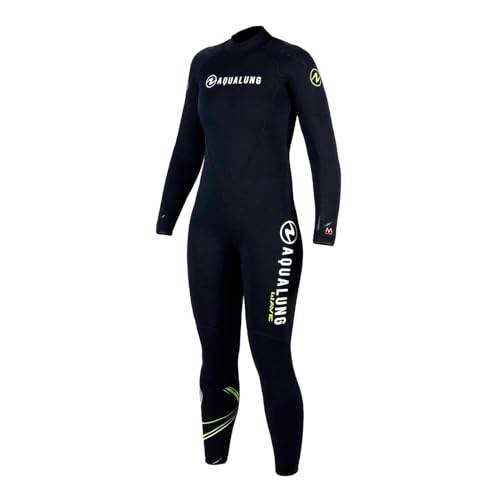 Aqualung Mute umide Wave muta uomo 3 mm nero verde 2XL