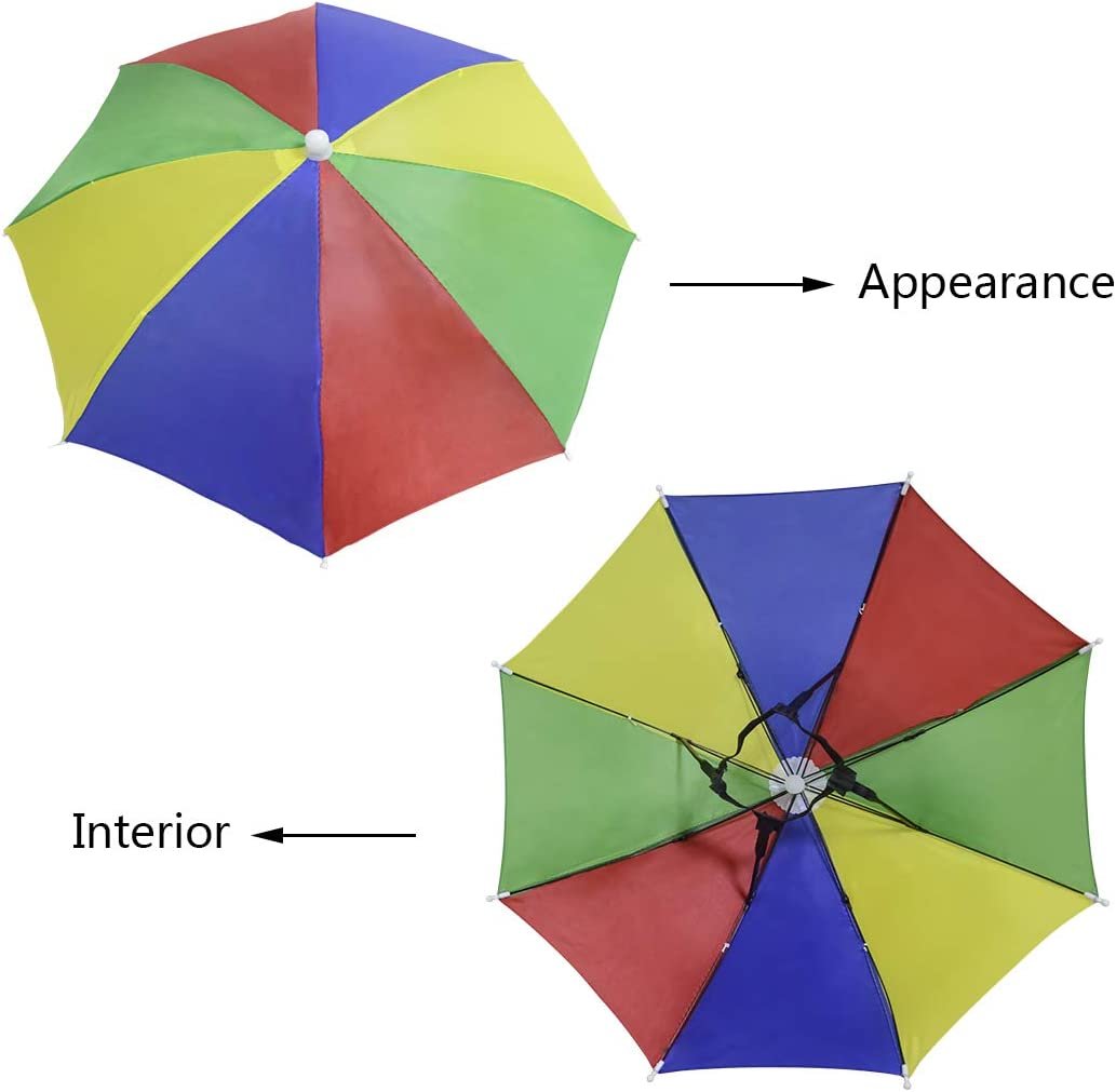 NEW-Vi Umbrella Hat cappello ombrello anguria 2 pezzi regolabile