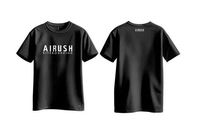 Airush Merch Tee Logo Black maglietta nera XS