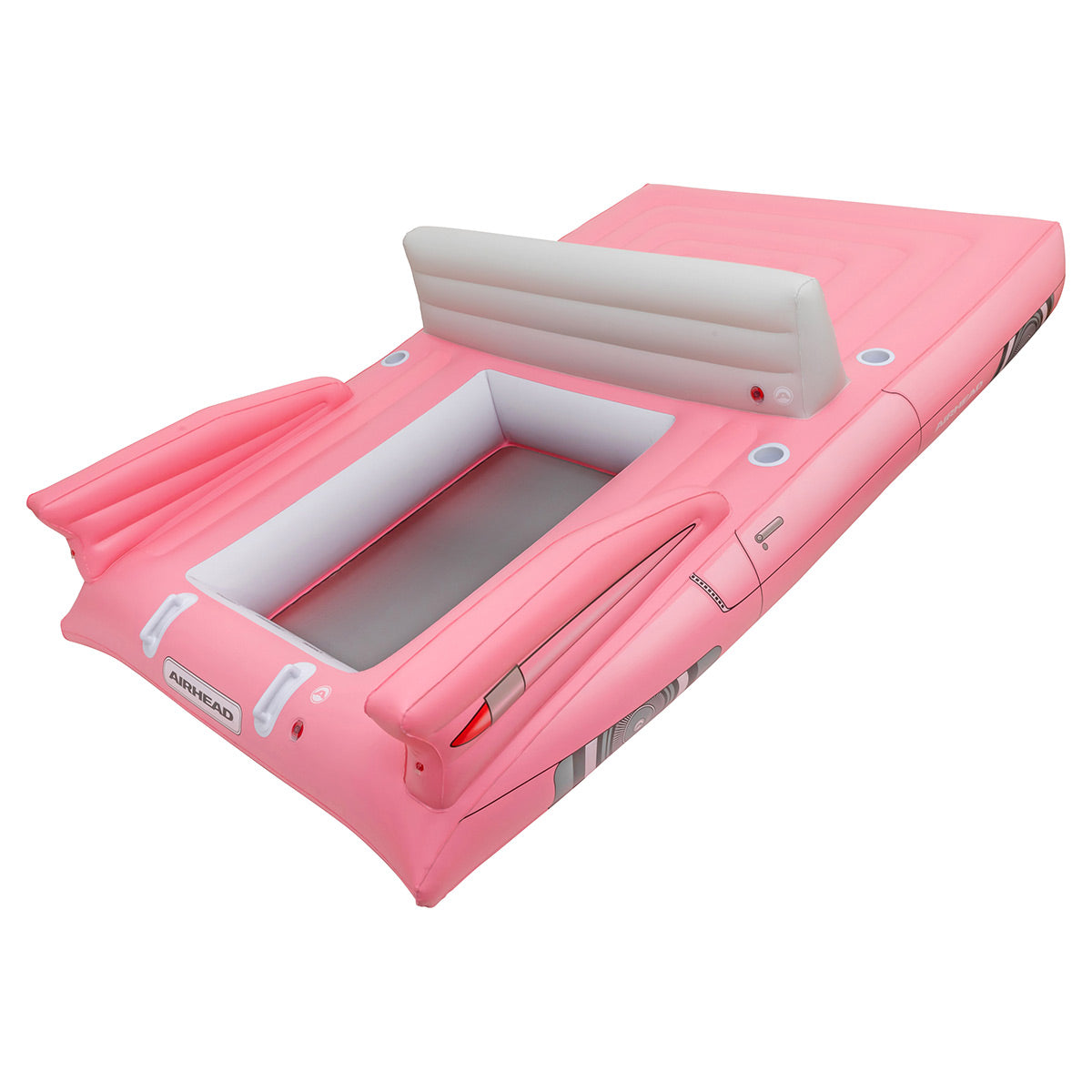 AIRHEAD Lake & River Floats Classic Cruiser galleggiante gonfiabile 8 persone rosa