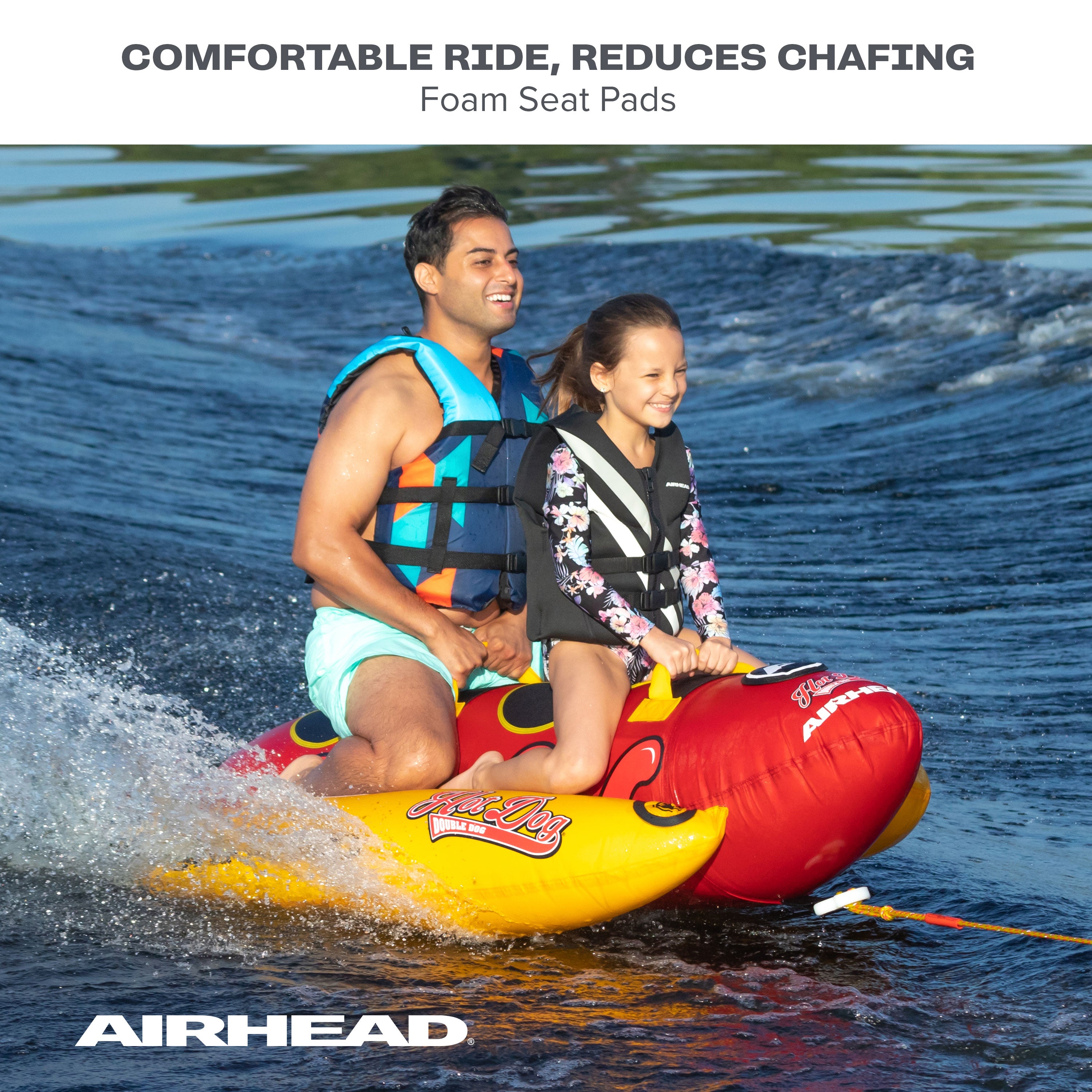 AIRHEAD Towable Tubes Double Dog tubo trainabile 2 persone