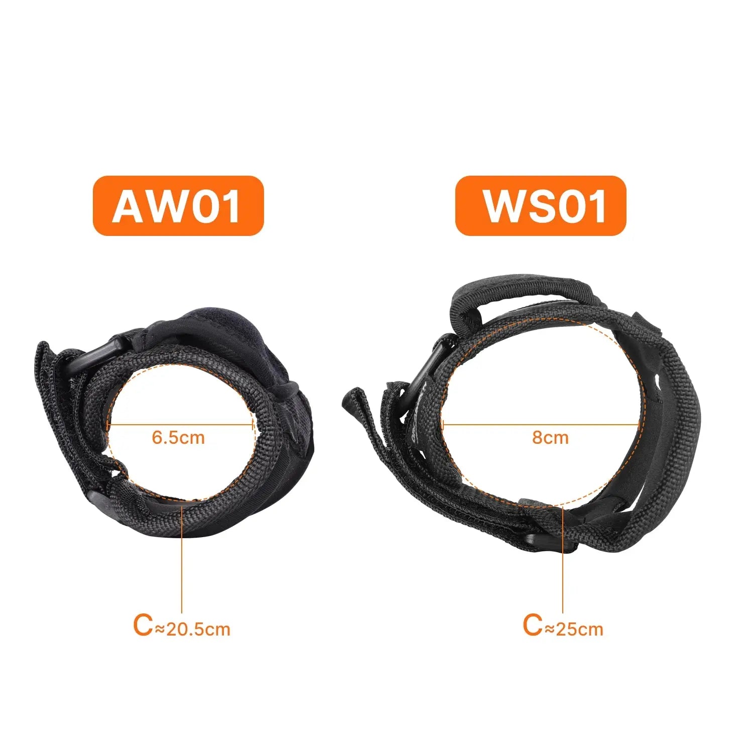 OrcaTorch Accessories WS01 cinturino da polso per torcia