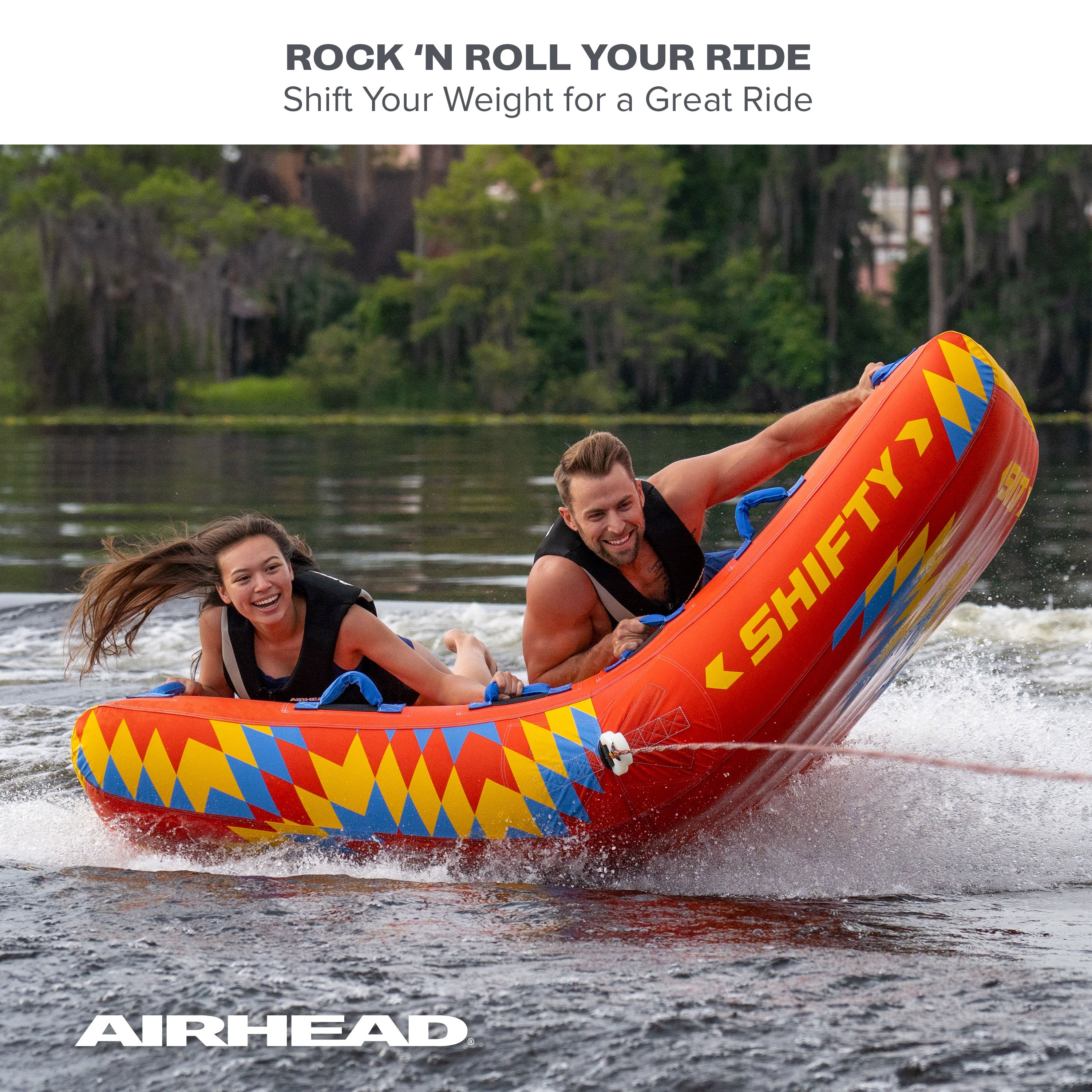 AIRHEAD Towable Tubes Shifty tubo trainabile 1-2 persone a V