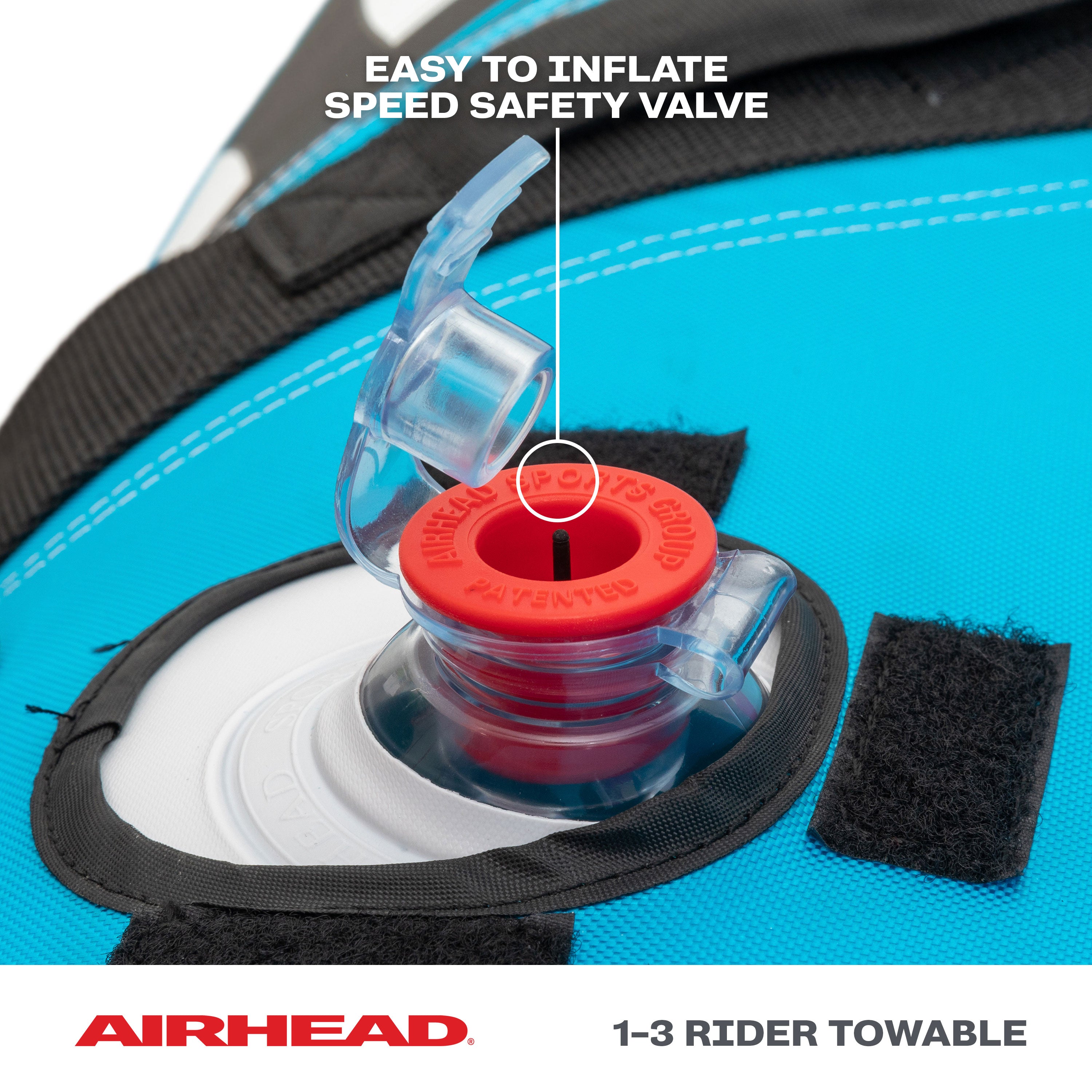 AIRHEAD Towable Tubes Booyah! 3 tubo trainabile 3 persone
