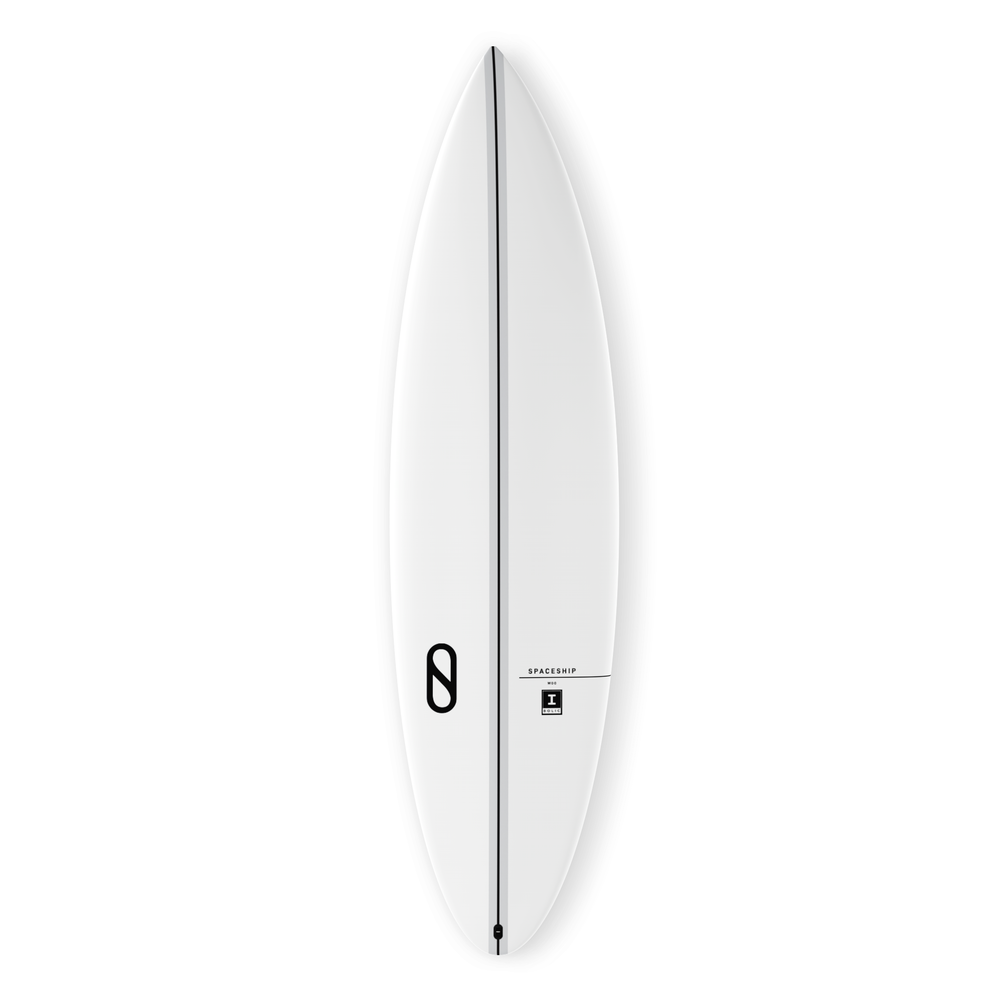 Firewire Slater Designs Spaceship tavola surf nera 5'6" I-Bolic 2.0