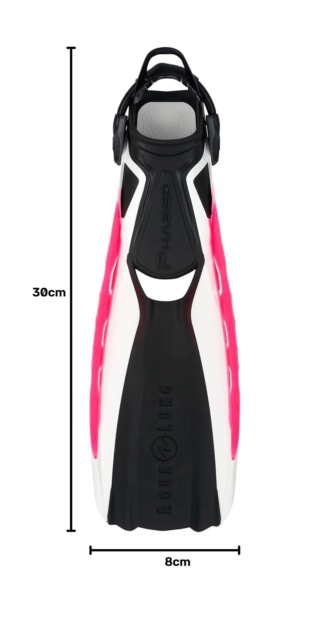 Aqualung Pinne da immersione PHAZER pinne sub bianco e rosa