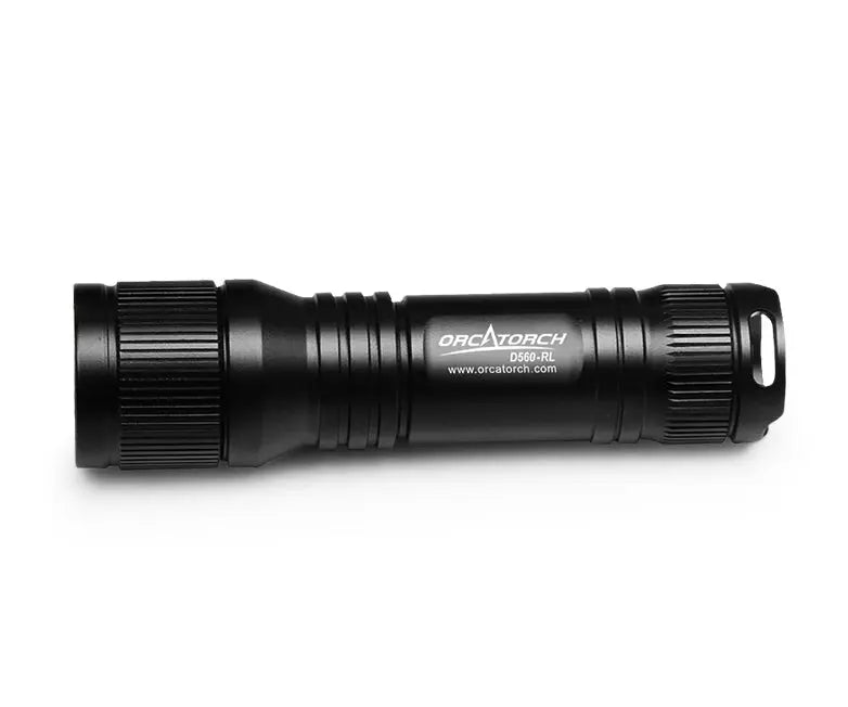 OrcaTorch Recreational Diving D560-RL torcia subacquea laser rossa