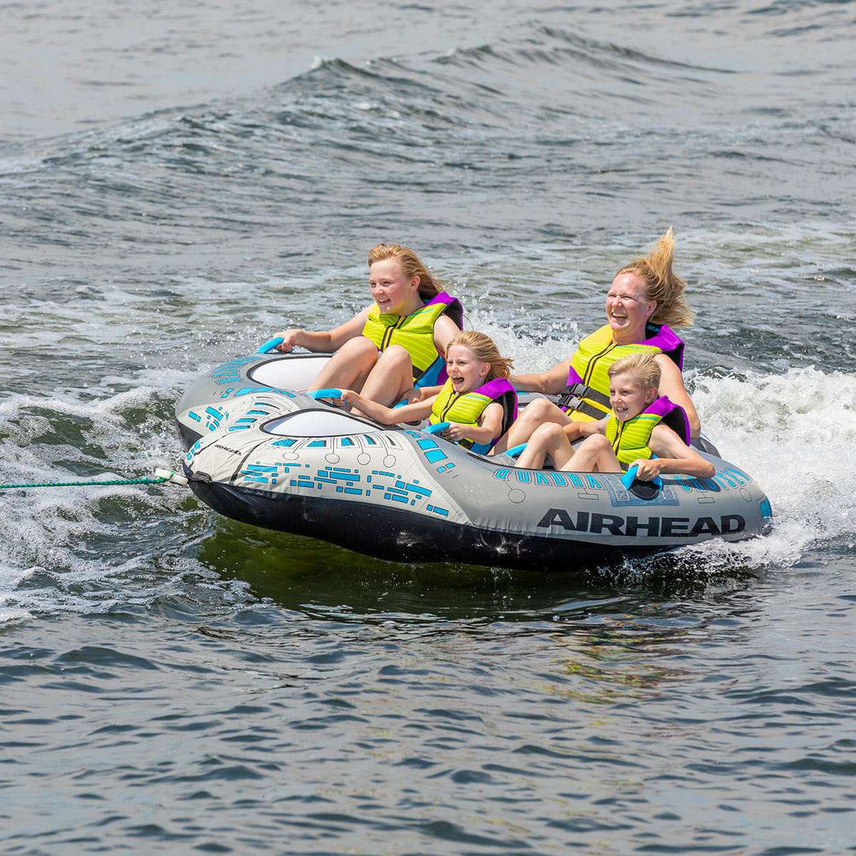 AIRHEAD Towable Tubes Quadra Cruiser tubo trainabile 4 posti comfort