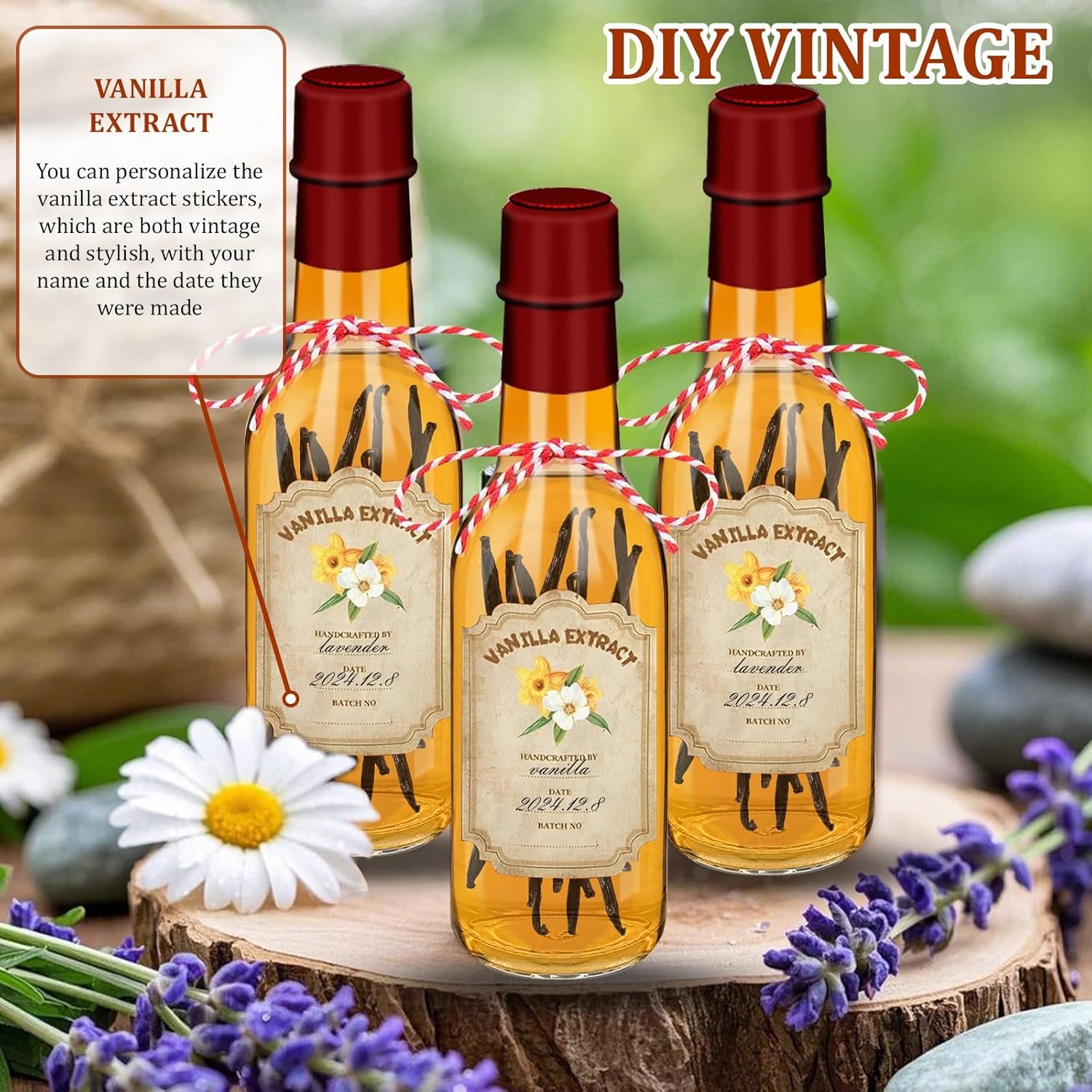 NEW-Vi Glass Bottles 5 oz bottiglie vetro 16 pezzi con imbuto