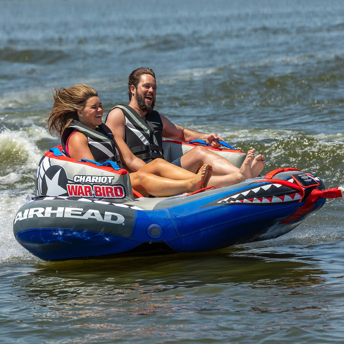 AIRHEAD Towable Tubes Chariot Warbird 2 tubo trainabile 2 persone comfort