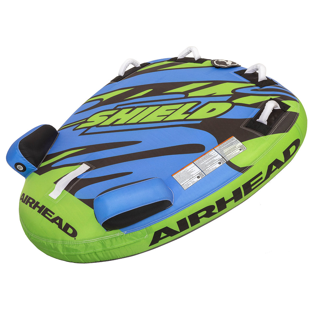 AIRHEAD Towable Tubes Shield ciambella trainabile 1 posto con pinne stabilizzatrici