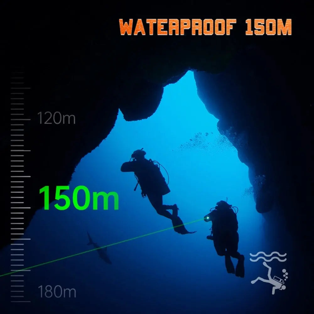 OrcaTorch Recreational Diving D560-GL laser subacqueo verde