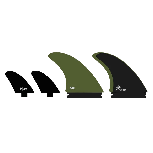Firewire Accessories Stu Kenson Twinzer Fin Set pinne surf Large Single Tab