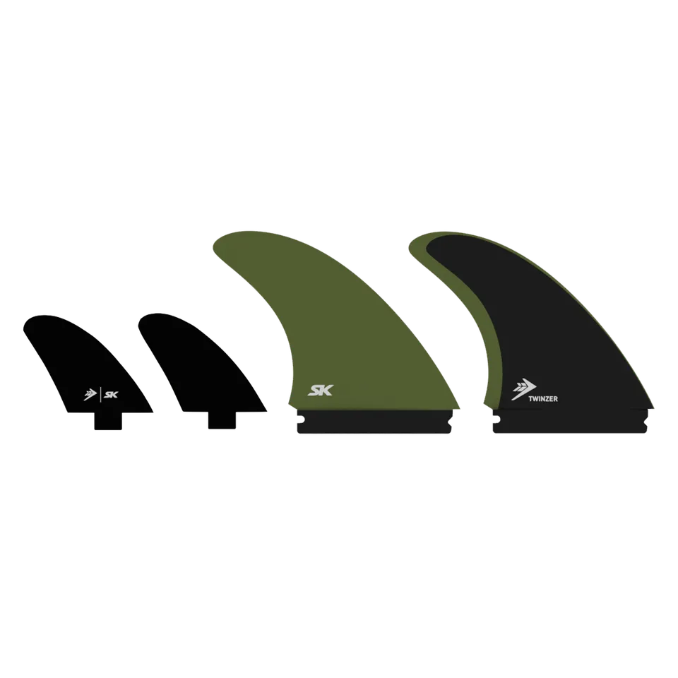 Firewire Accessories Stu Kenson Twinzer Fin Set pinne surf Large Single Tab