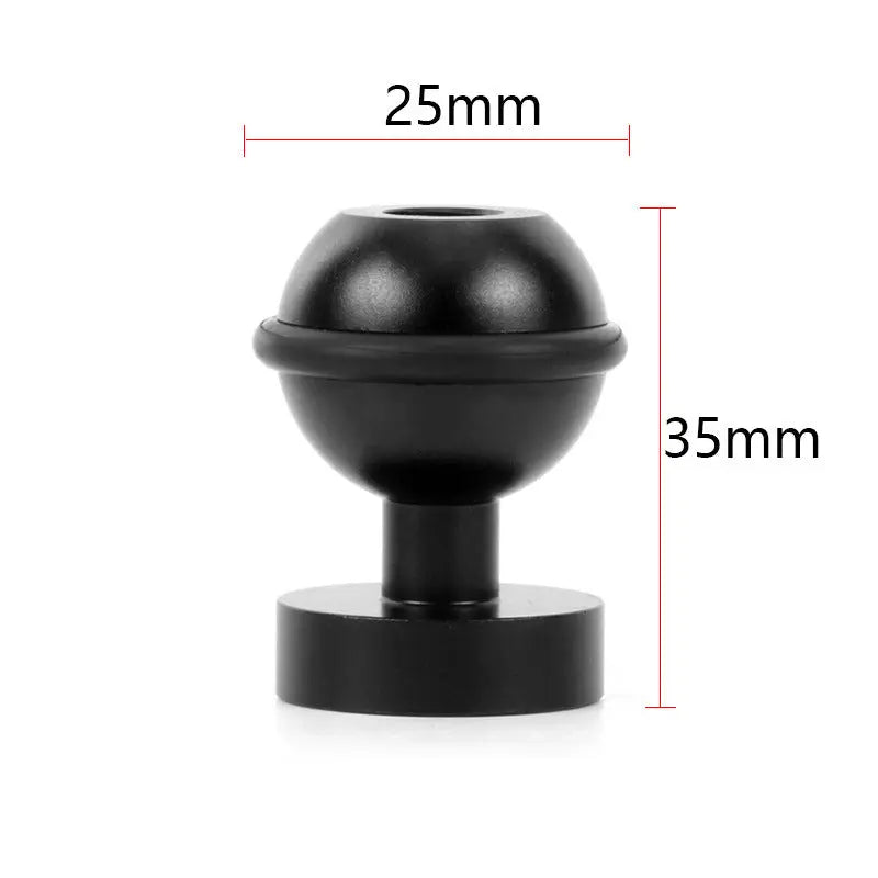 OrcaTorch Arms & Trays M04 supporto sferico per luce subacquea 1/4"