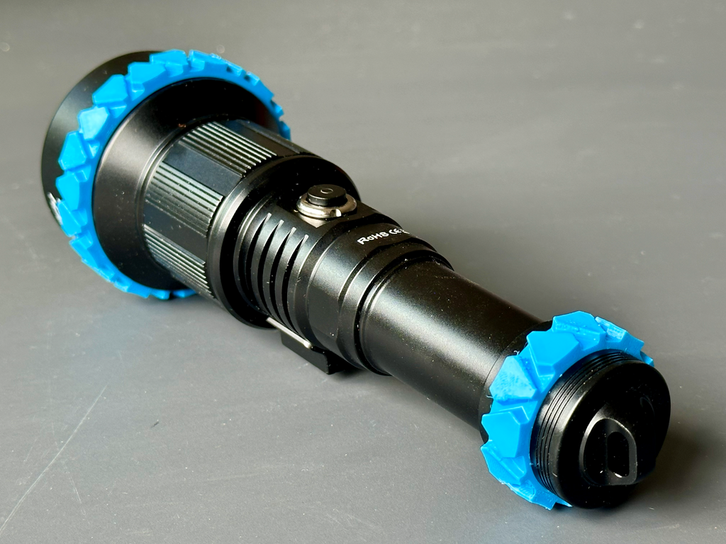OrcaTorch Recreational Diving ZD710 MK2 torcia subacquea zoom