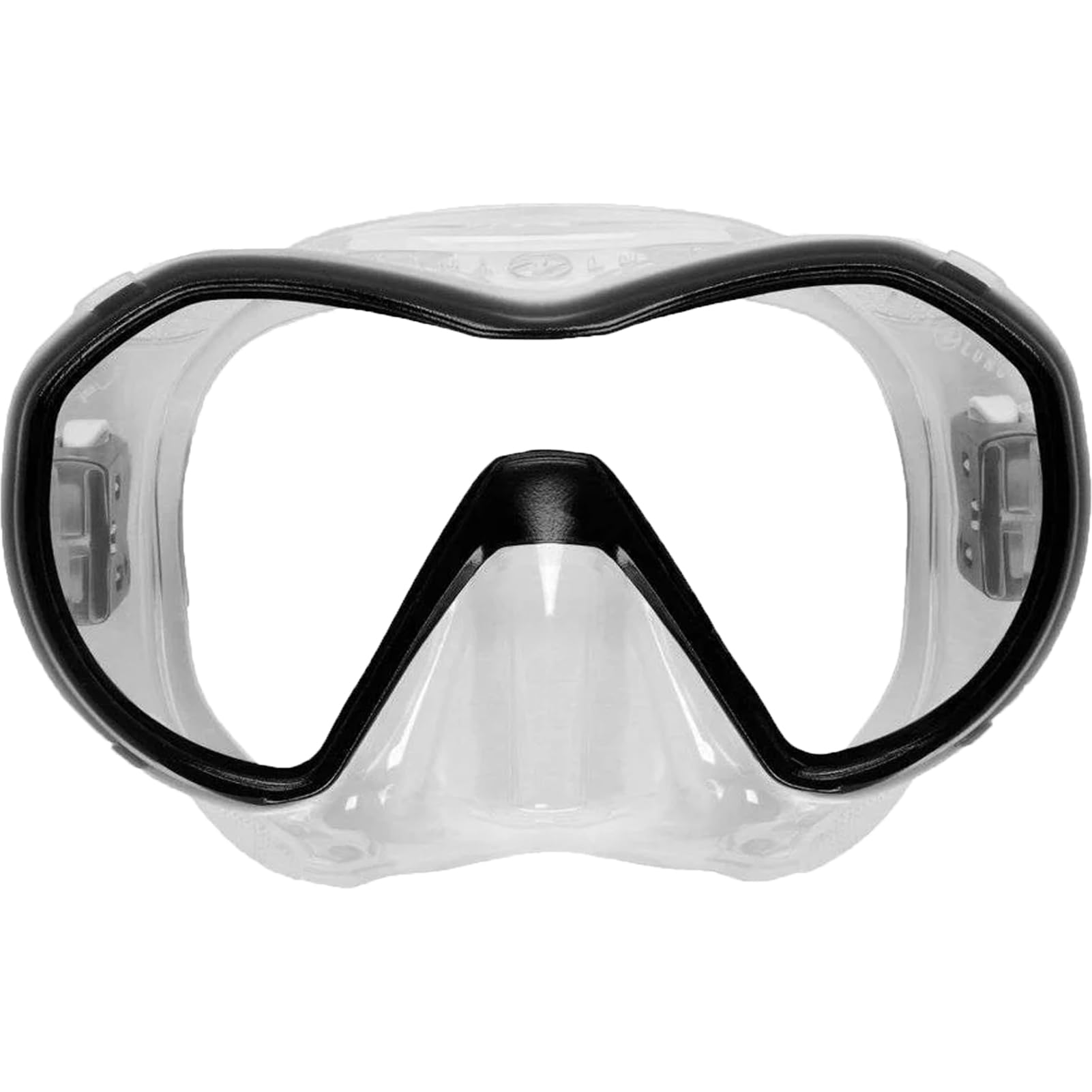 Aqualung Maschere da immersione Plazma maschera subacquea Black / White silicone