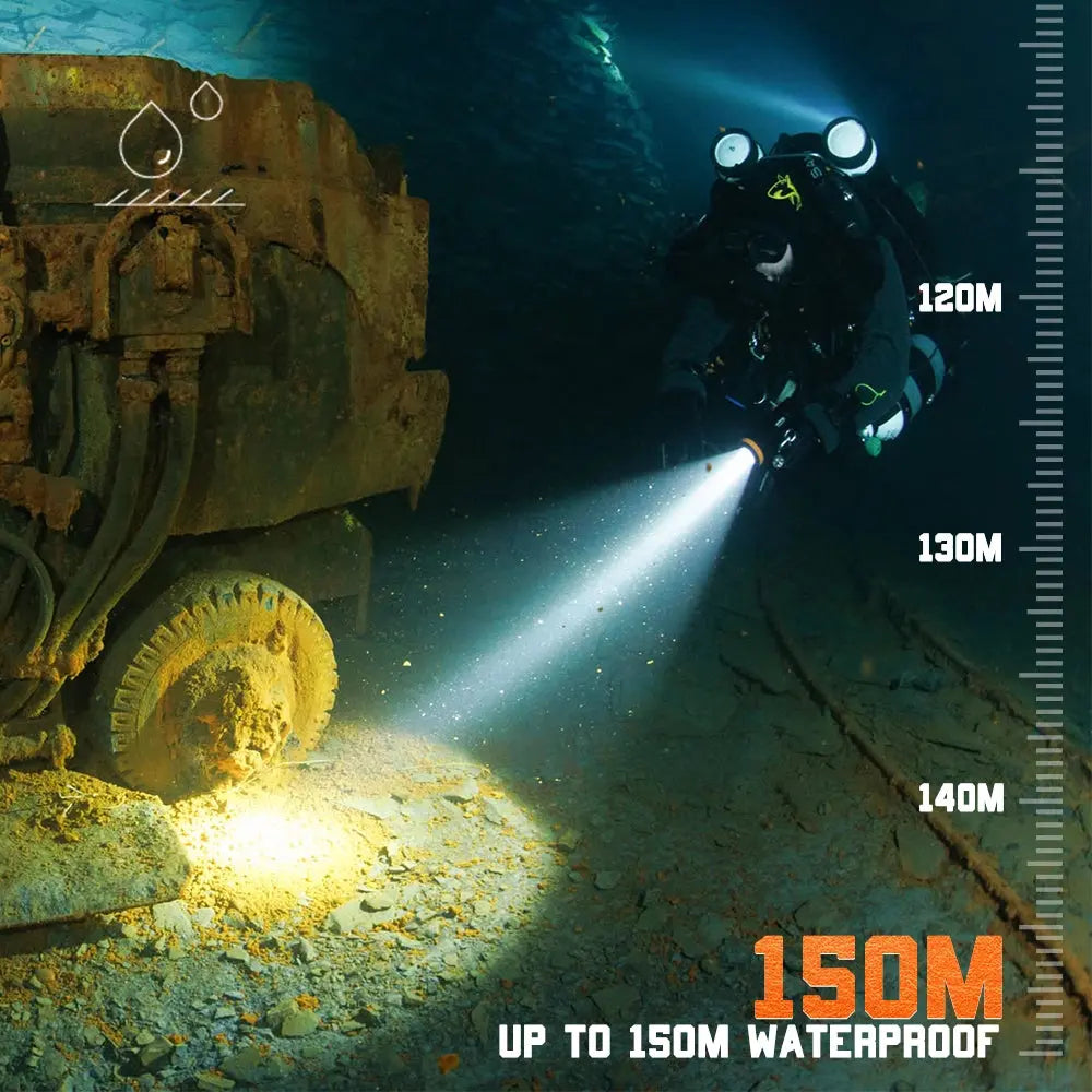 OrcaTorch Technical Diving D920 torcia subacquea 5000 lumen EU