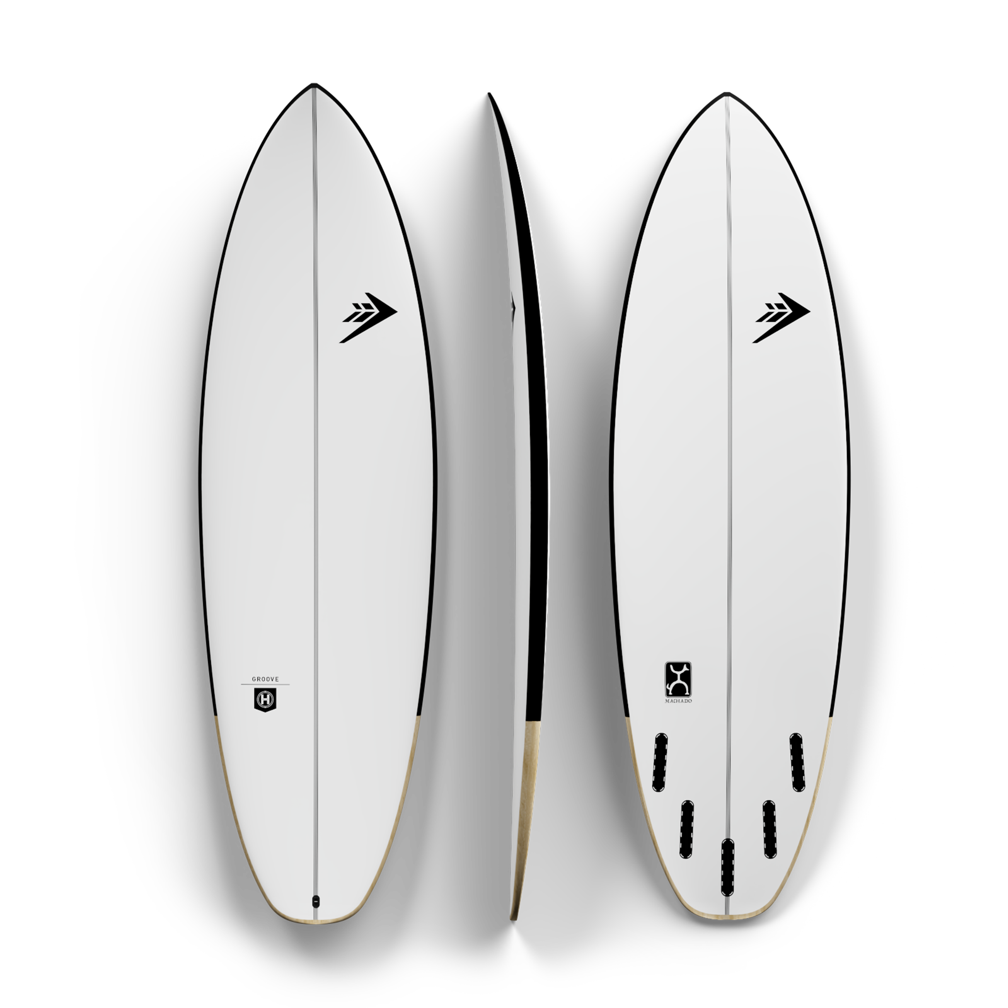 Firewire Rob Machado Groove 2026 tavola da surf 5'4" 25.8L Helium Fiberglass